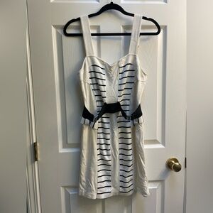 BCBGeneration White and Black Dress